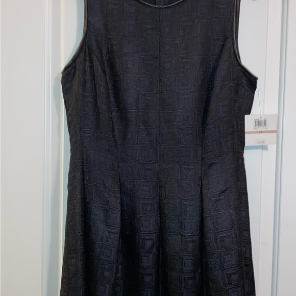NWT Donna Morgan Sleeveless Navy Blue Dress Women's Size 12 - Picture 3 of 12